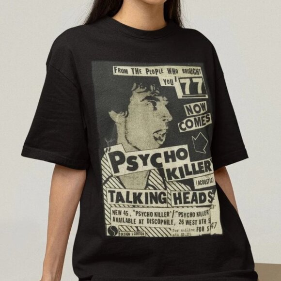 Talking Heads Psycho Killer Graphic T-Shirt - Picture 1 of 1